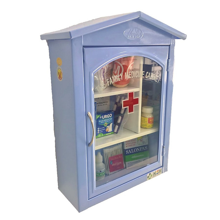 Tủ thuốc y tế gia đình sắt sơn tĩnh điện