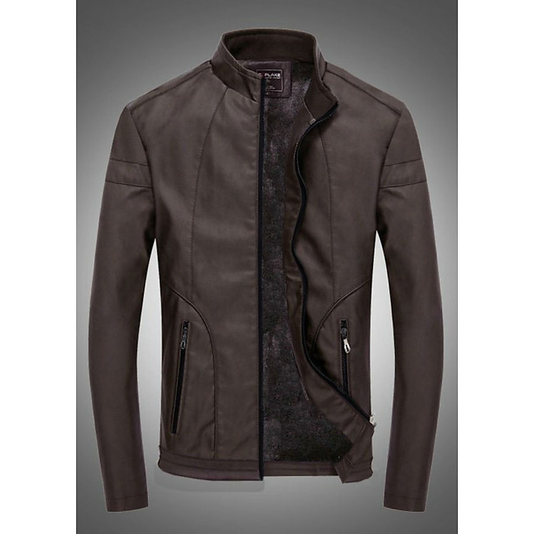 Áo Khoác Da Nam Lót Lông Bonado AK81