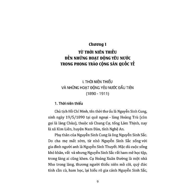 Chủ tịch Hồ Chí Minh - Tiểu Sử và Sự Nghiệp (bản in 2024) - Ảnh 6