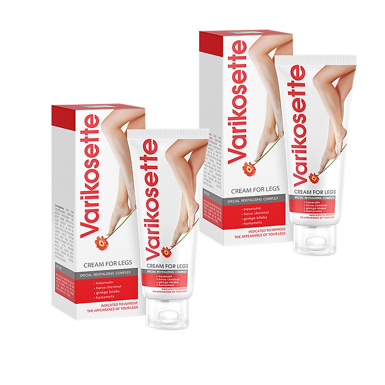 Combo 2 Kem bôi giãn tĩnh mạch Cream for legs VARIKOSETTE