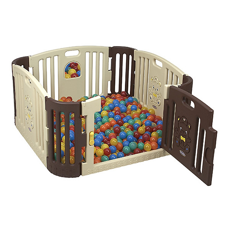 Bộ Quây Cũi Cho Bé (4 tấm) Baby Bearzone Edu.play - Sản xuất trực tiếp tại Hàn Quốc (Kukutoys)