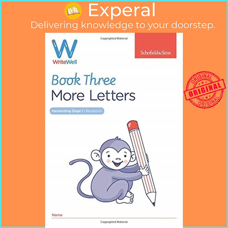 Sách - WriteWell 3: More Letters, Early Years Foundation Stage, Ages 4-5 by Schofield & Sims (UK edition, paperback)