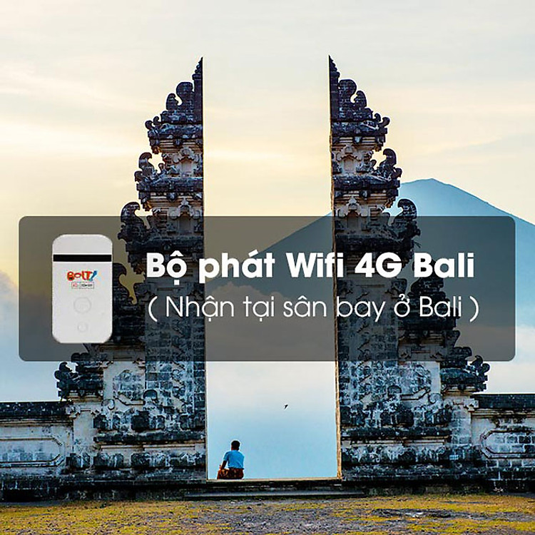 Thuê Bộ Phát Wifi 4G Bali 5 Ngày