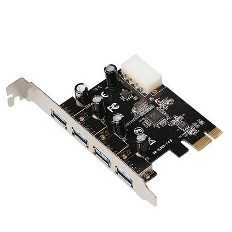 Card Mở Rộng 4 Cổng USB 3.0 Từ Khe PCI-E