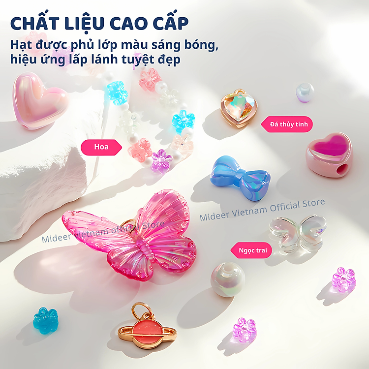Mua Vòng cổ, vòng tay bé gái DIY Mideer Chính hãng Giá tốt - Hình ảnh 5