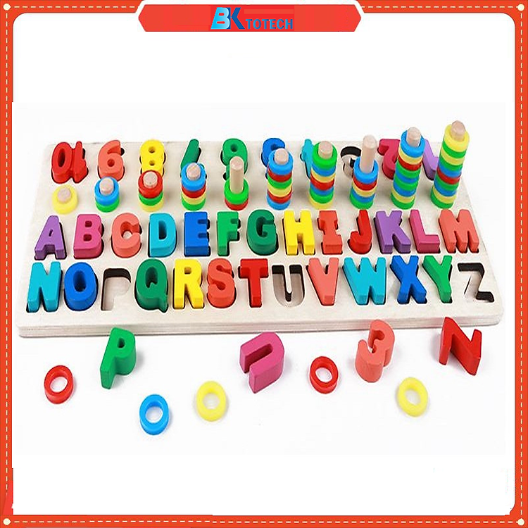 Đồ chơi bảng chữ cái gỗ cho bé Chính hãng Ưu đãi
