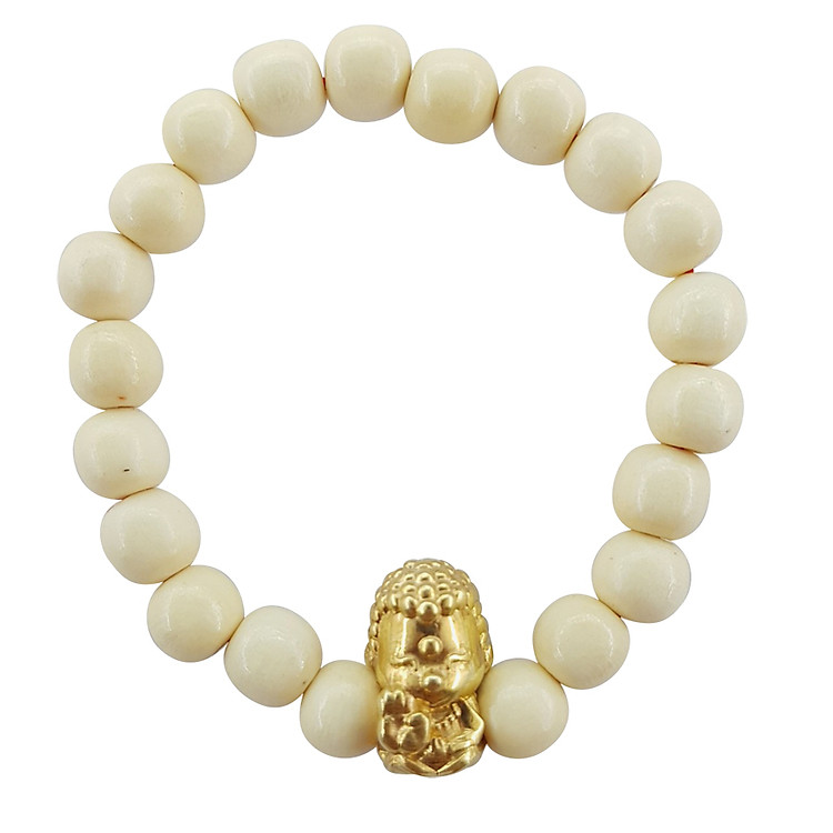 Vòng tay Dâu Tầm và Charm Phật Hộ Mệnh Tuổi Heo và Tuất - MH Jewelry