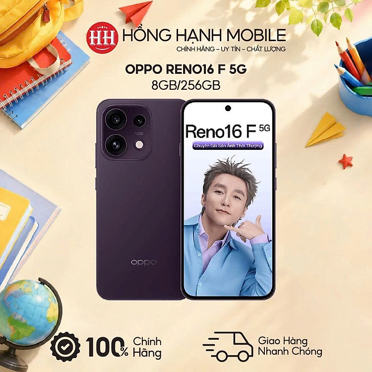 Điện Thoại Oppo Reno16 F 5G 8GB/256GB - Hàng Chính Hãng