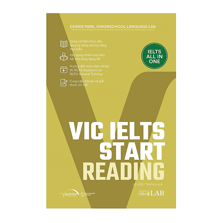 VIC Start IELTS All in One: Reading + Writing + Listening + Speaking - Ảnh 3
