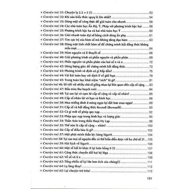 Trăm Lẻ Một Chuyện Lí Thú Về Toán - Hồng Ân - Ảnh 2