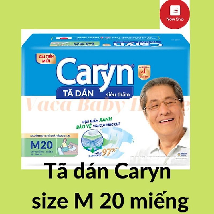 Mua Tã bỉm DÁN CARYN cho người lớn size M Chính hãng Tiết kiệm - Hình ảnh 3