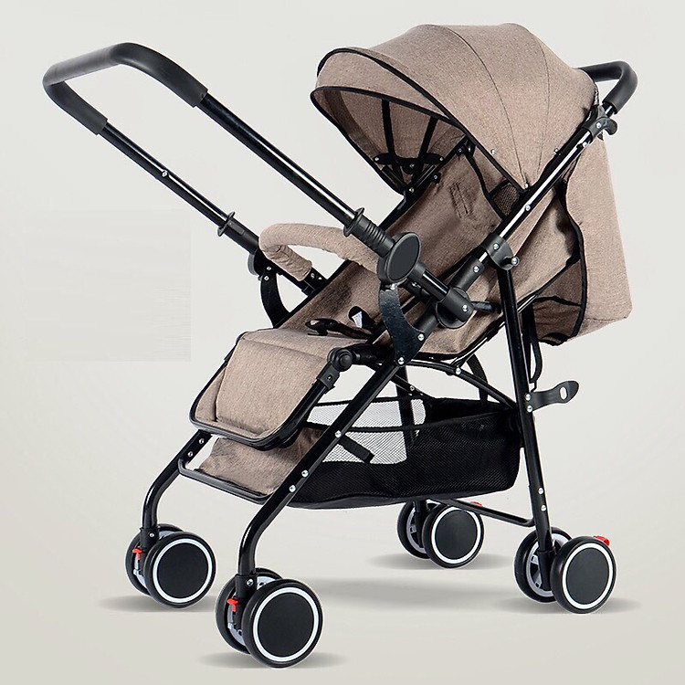 Xe Đẩy Cho Bé Màu Nâu