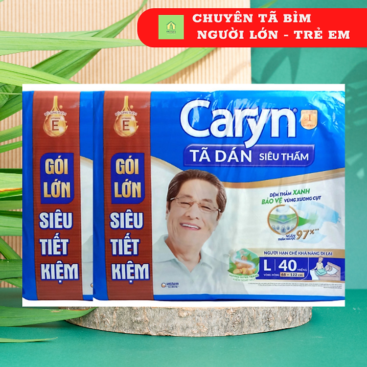 Tham Khảo tại ConCung: COMBO 2 GÓI TÃ CARYN NGƯỜI GIÀ L40 , nhận ngay nhiều Ưu đãi