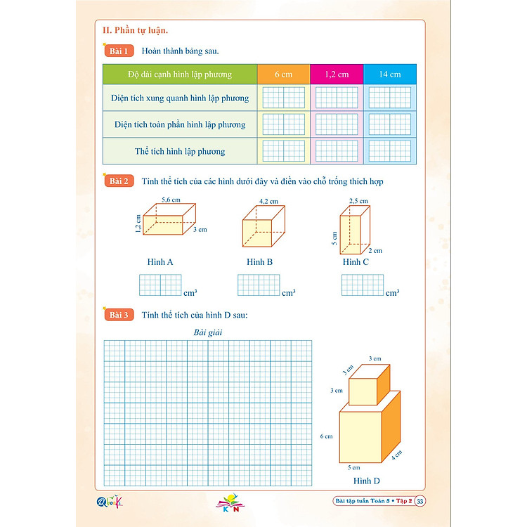 Bài Tập Tuần Toán Lớp 5 - Tập 1 - Ảnh 3
