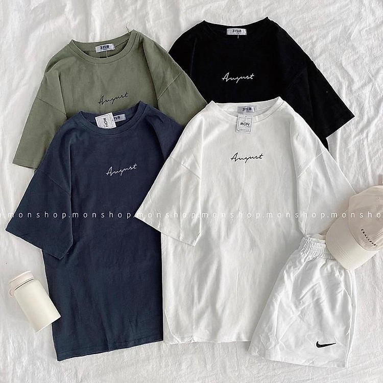 Áo thun chữ kí - phông 3158 chất dày