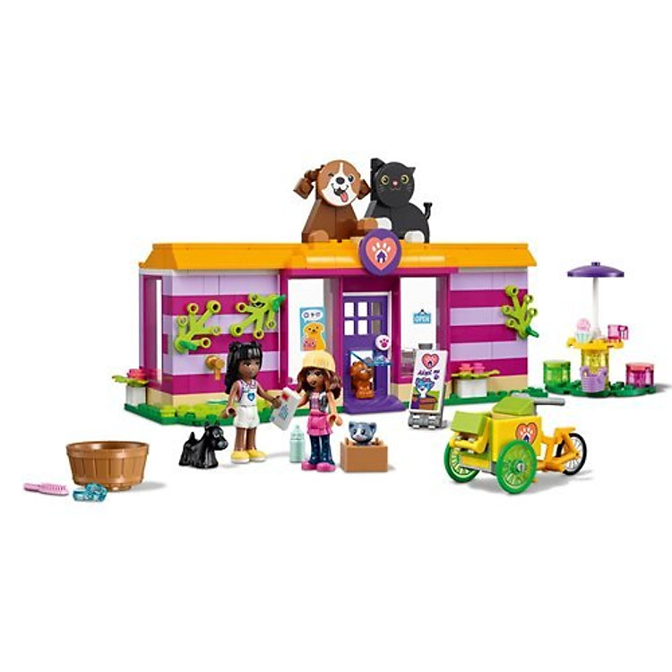 Mua LEGO FRIENDS Tiệm cà phê thú cưng 41699 Chính hãng Ưu đãi - Hình ảnh 4