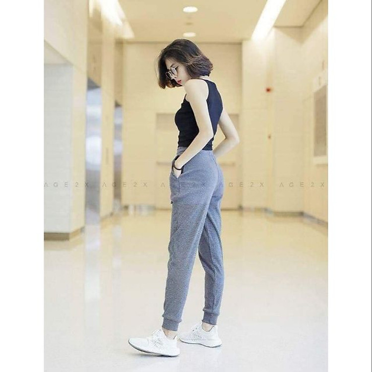 QUẦN JOGGER LEN TĂM NỮ DÀY ĐẸP CO DÃN TỐT