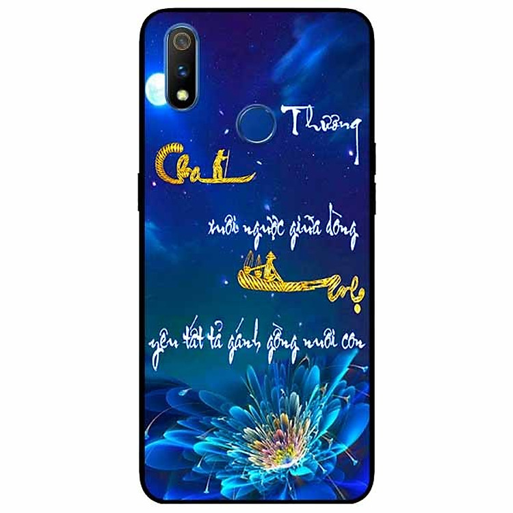 Ốp lưng in cho Realme 3 Pro Mẫu Thư Pháp Cha Mẹ