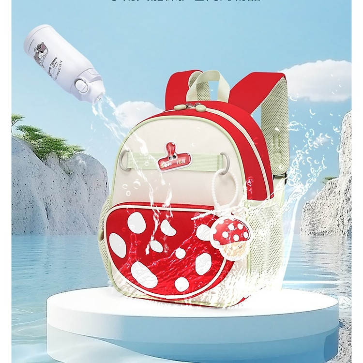 Balo mẫu giáo SUN EIGHT 22210 - Ô tô xanh - Ảnh 3