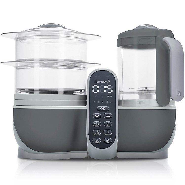 Máy Tiệt trùng Xay Hấp đa năng NUTRIBABY PLUS 5IN1 BABYMOOV - BM14878 (PHÁP)