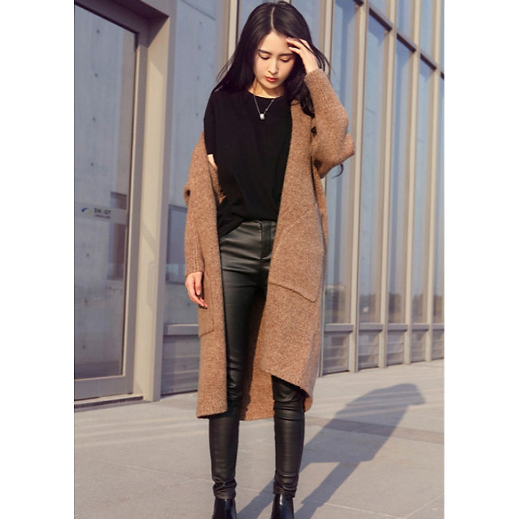 Áo khoác len cardigan dáng dài cho Quý cô - AG67