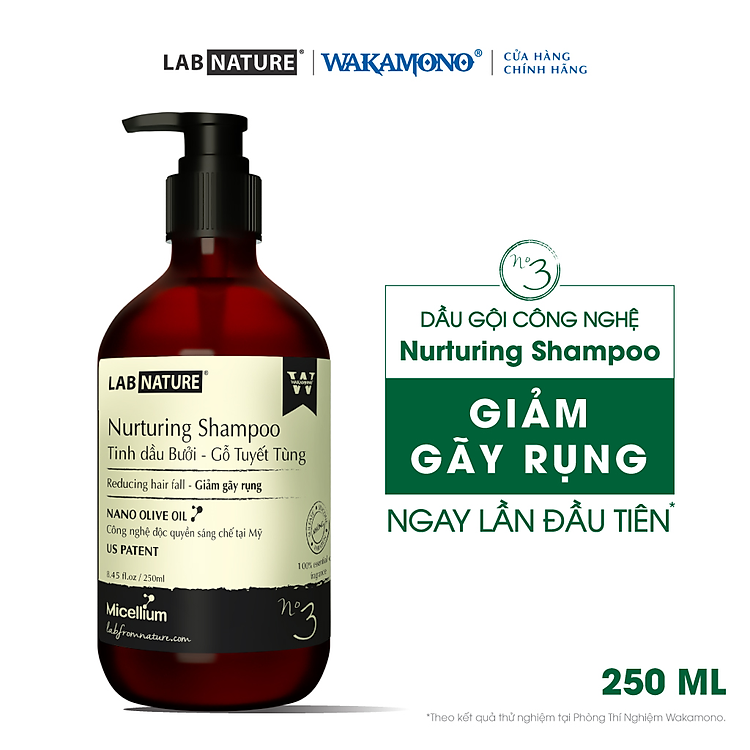Dầu gội Ngăn rụng tóc Lab Nature Thick Fix - Công Nghệ Hàn Gắn Cấu Trúc Tóc - 450ml