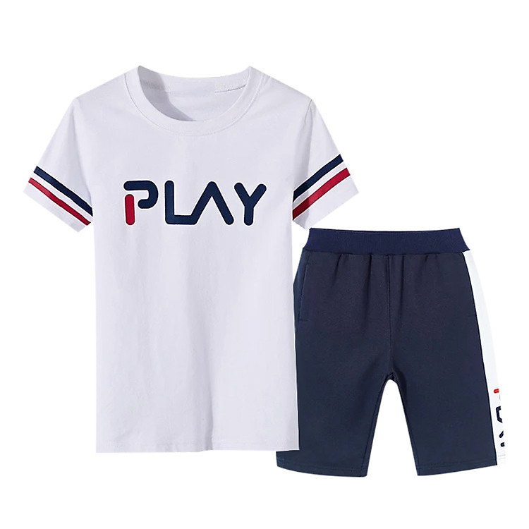 Bộ đồ ngắn tay bé trai Bonchop Play