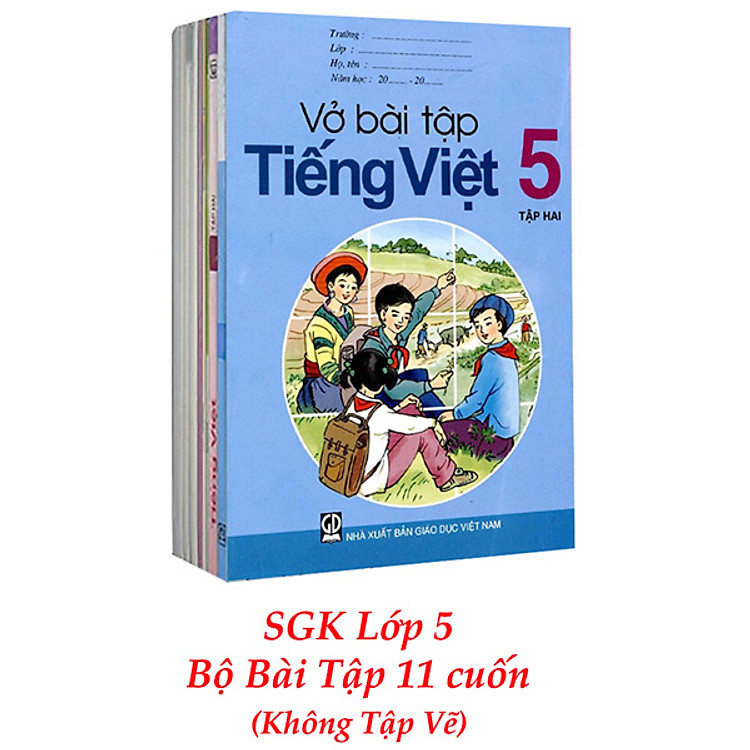 Sách Giáo Khoa Bộ Lớp 5 - Sách Bài Tập (Bộ 11 Cuốn) (2021)