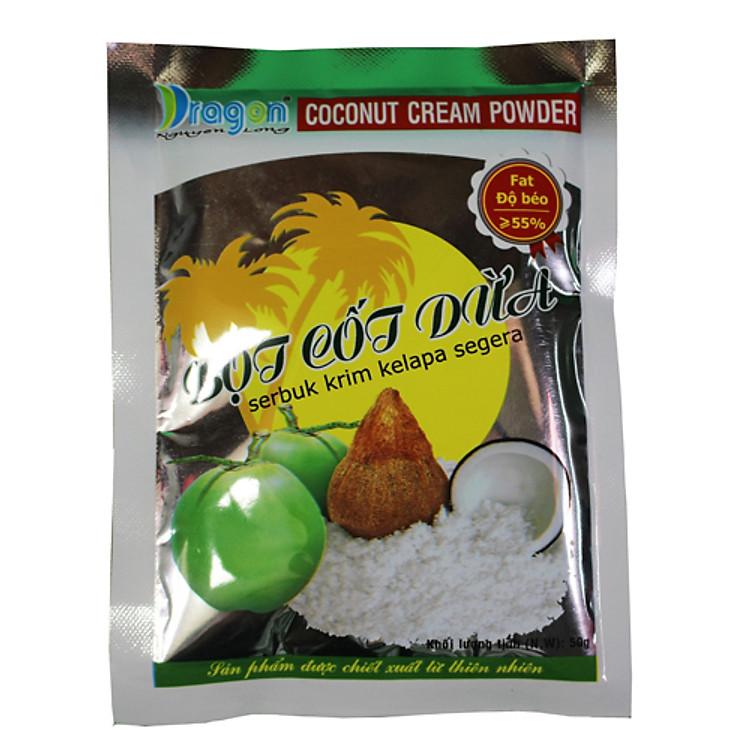Bột Cốt Dừa DRAGON (55% BÉO)