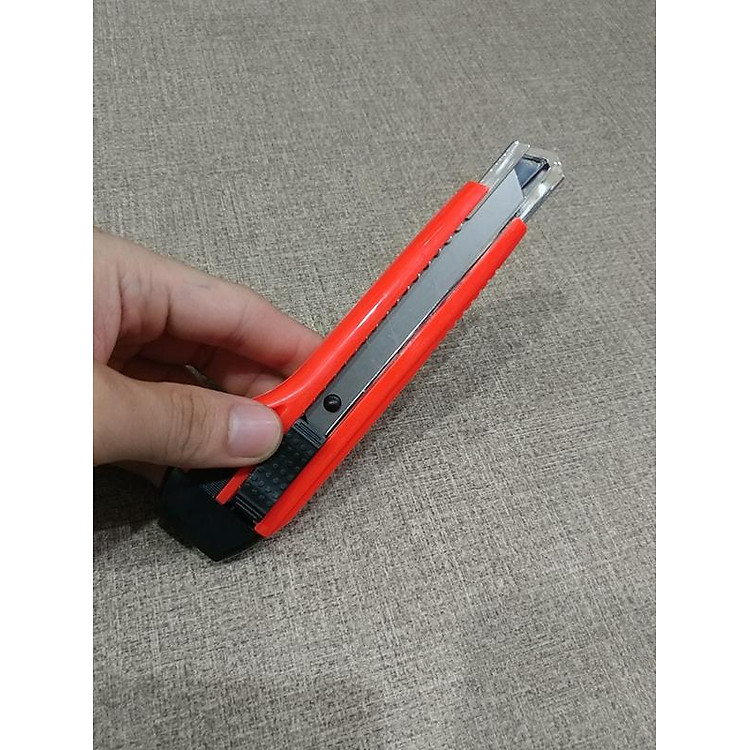 Dao Rọc Giấy Flexoffice FO-KN04B - Màu Đỏ - Ảnh 2