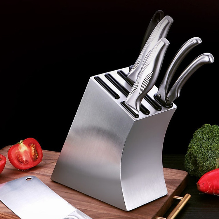 Giá Để Dao Inox - 20x10.5x24.5cm, 840g