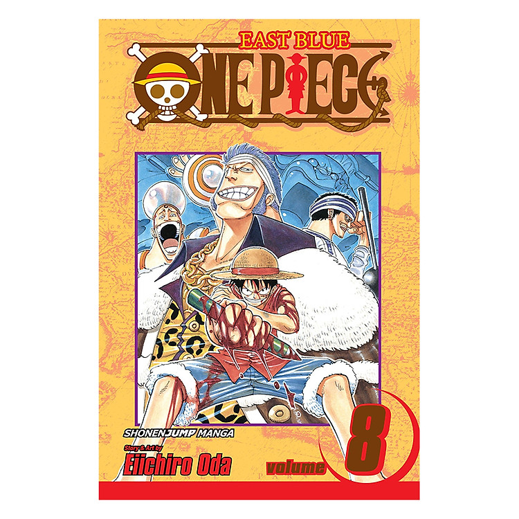 Sách One Piece 08 - Tiếng Anh
