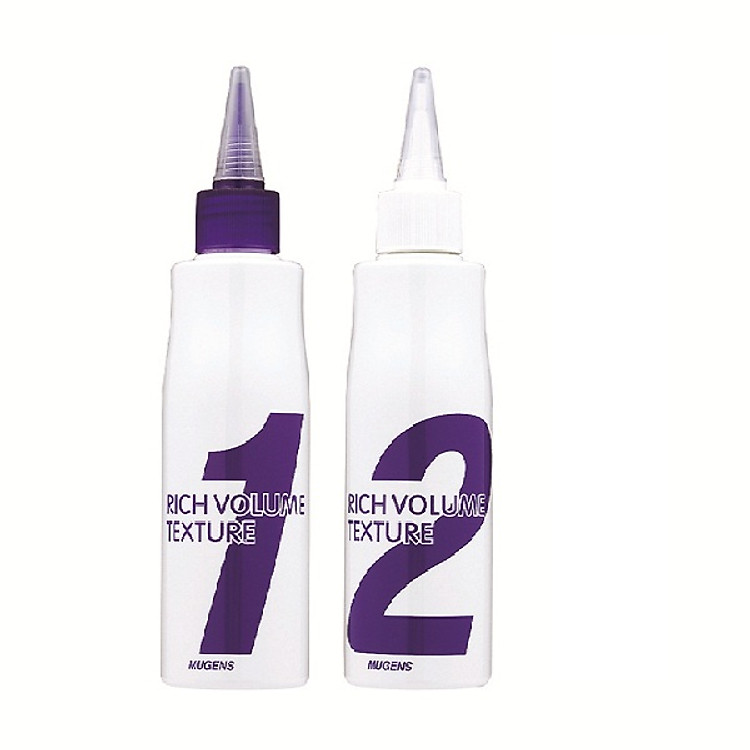 Uốn thảo dược đa năng uốn nóng và uốn lạnh mugens rich volume texture perm 2 x 150ml