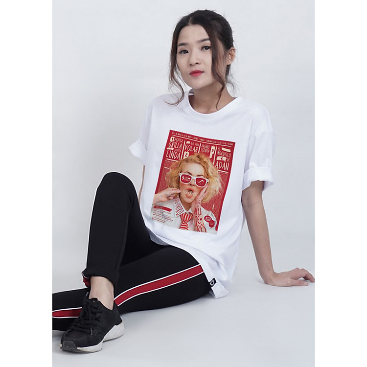 Áo T-shirt Unisex Dotilo RED ILLUS - MM66