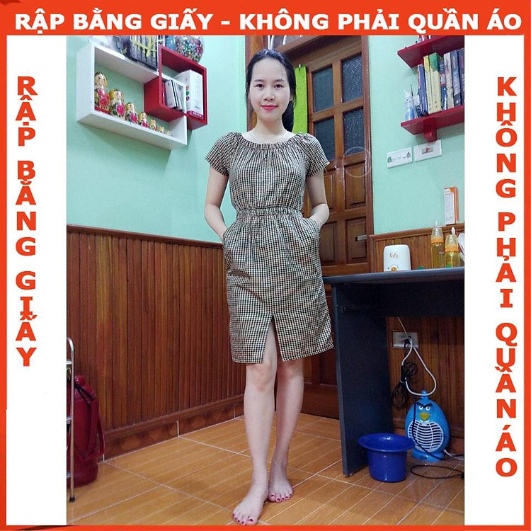 Rập giấy A0 đầm nữ mã 345 (BẢN VẼ) - Ảnh 3