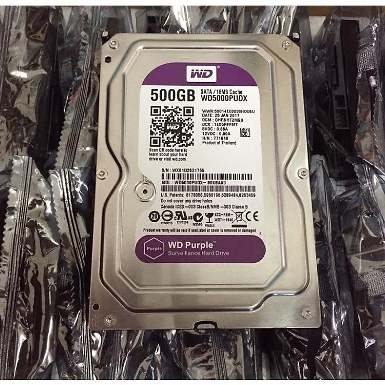 Ổ cứng HDD WD 500GB - Hàng nhập khẩu
