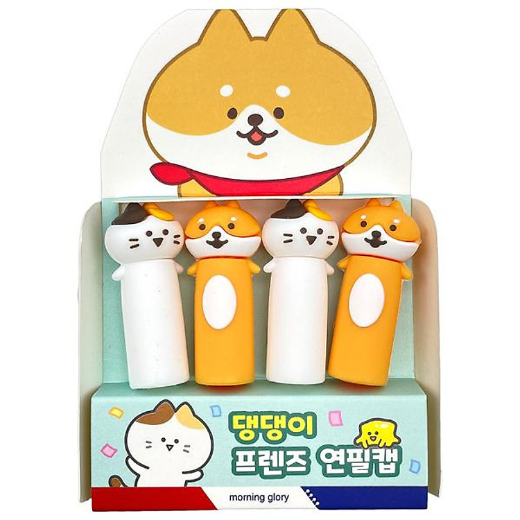 Nắp Đậy Bút Chì Puppy (Bộ 4)