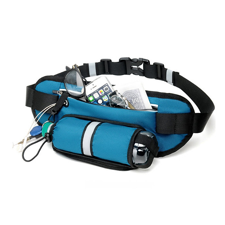 Đai chạy bộ chuyên nghiệp có phản quang , ngăn đựng nước vải Oxford đa năng chống nước nhiều ngăn tiện dụng