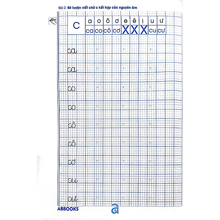 Chuẩn Bị Cho Bé Vào Lớp 1 - Dành Cho Bé 5-6 Tuổi - Bé Tập Viết Chữ (Quyển 1) - Ảnh 3