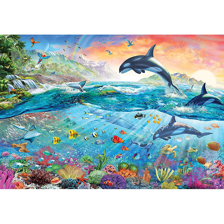 Bộ Tranh Xếp Hình Đại Dương 330 Mảnh Chính hãng Giá tốt - Hình ảnh 2