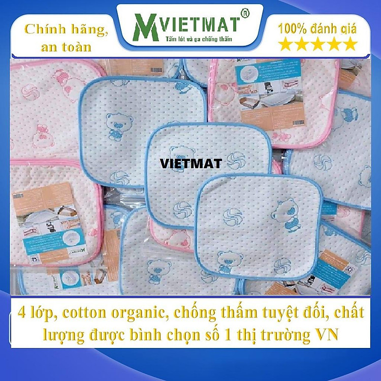 Tấm lót chống thấm cho bé VIETMAT Chính hãng Tiết kiệm