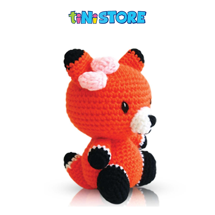 Mua Cáo con cái cam ngồi - TiNi Chính hãng Ưu đãi - Hình ảnh 3