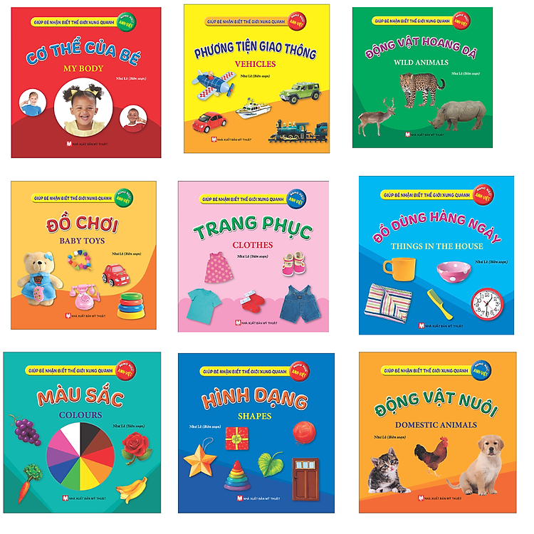 Combo sách - Giúp Bé Nhận Biết Thế Giới Xung Quanh - Phương Tiện Giao Thông - Vehicles (Song Ngữ Anh Việt) (TVI)