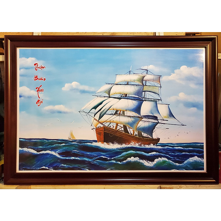 TRANH IN DẦU THUẬN BUỒM XUÔI GIÓ
