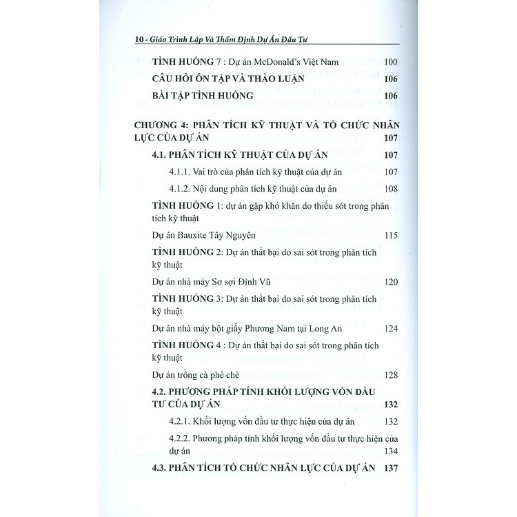 Giáo trình Lập Và Thẩm Định Dự Án Đầu Tư: Lý Thuyết - Tình Huống Thực Tế Và Bài Tập - Ảnh 6