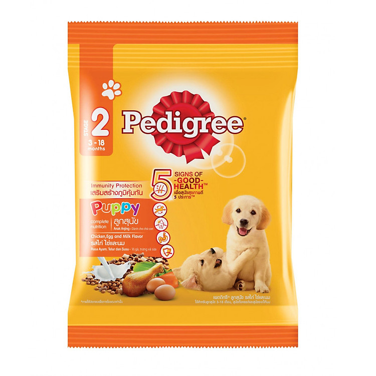 Thức Ăn Cho Chó Con Pedigree Vị Gà & Trứng Túi (100g)