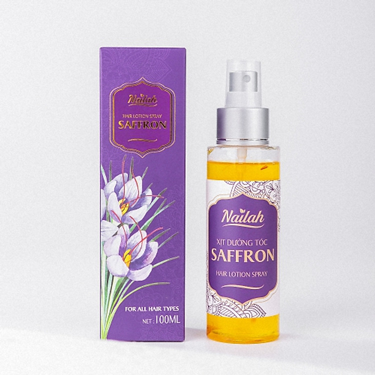 Xịt Dưỡng Tóc Saffron Tinh Chất Nhụy Hoa Nghệ Tây 100ml