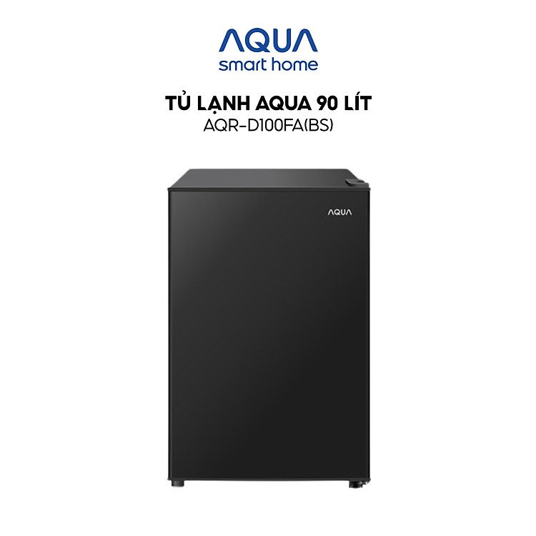 Tủ lạnh Aqua 90 lít AQR-D100FA(BS) - Freeship toàn quốc - Hàng chính hãng - Bảo hành 2 năm