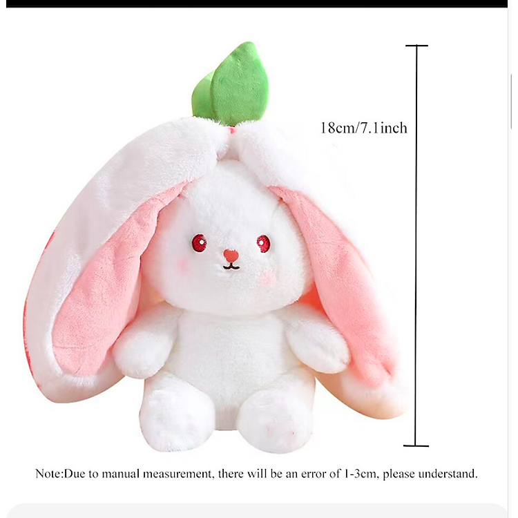 Thỏ nhồi bông 2 trong 1 - 40cm Chính hãng Tiết kiệm - Hình ảnh 3