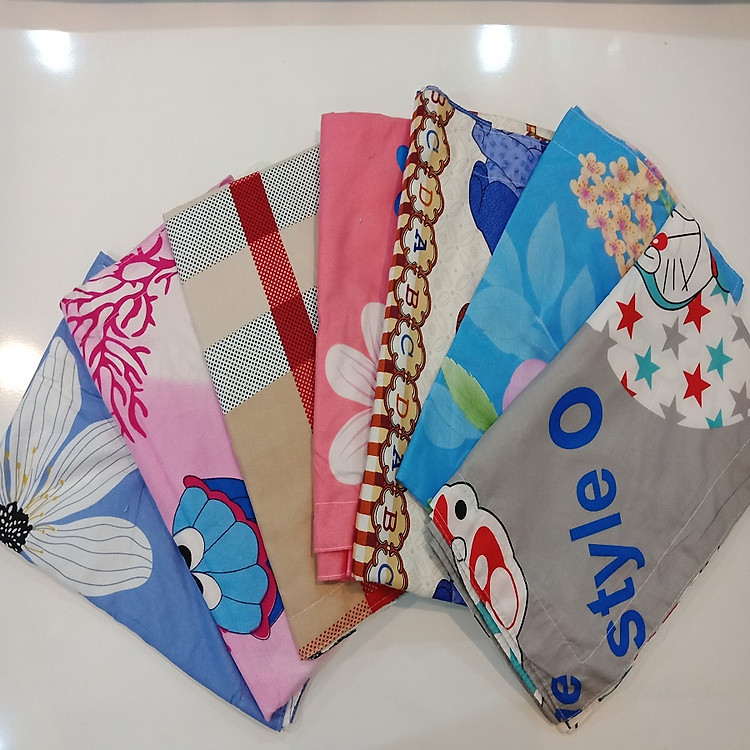 Combo 4 áo gối cotton poly 40x60cm